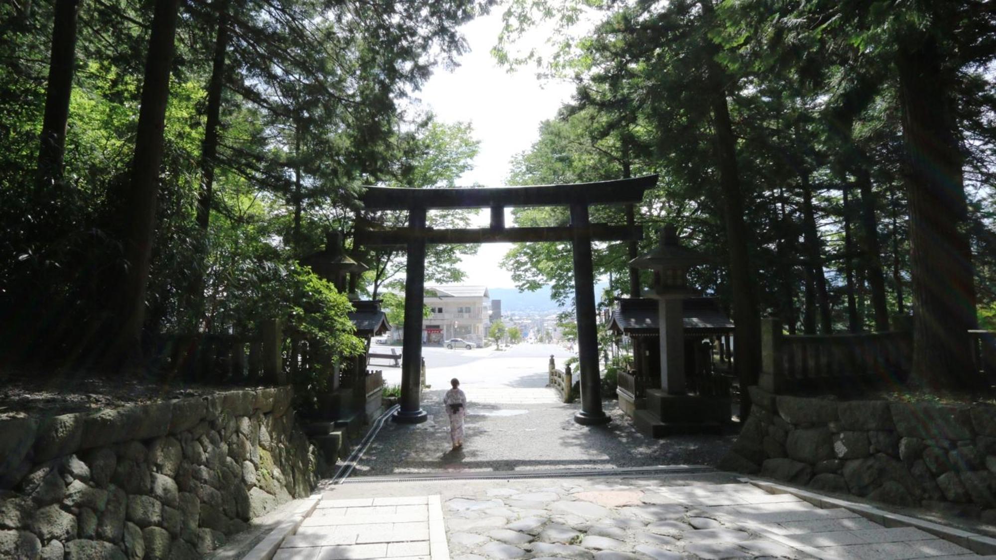 Baigetsu Ryokan Shimosuwa Luaran gambar